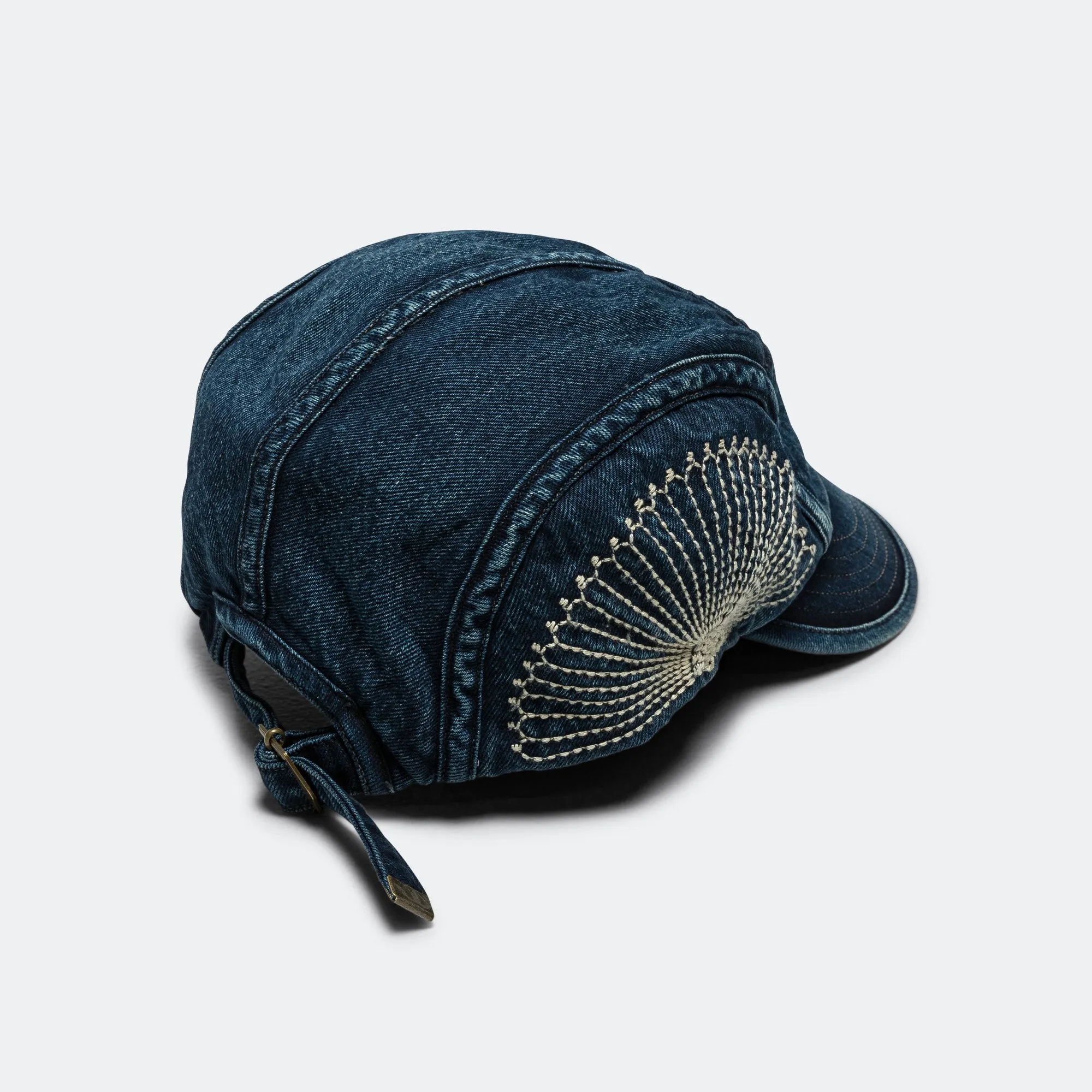 10ozIDG x IDG Denim Camp Cap (FUROSHIKI Embroidery) - Denim