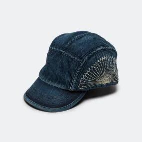 10ozIDG x IDG Denim Camp Cap (FUROSHIKI Embroidery) - Denim