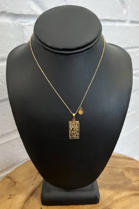 18K Virgo Necklace