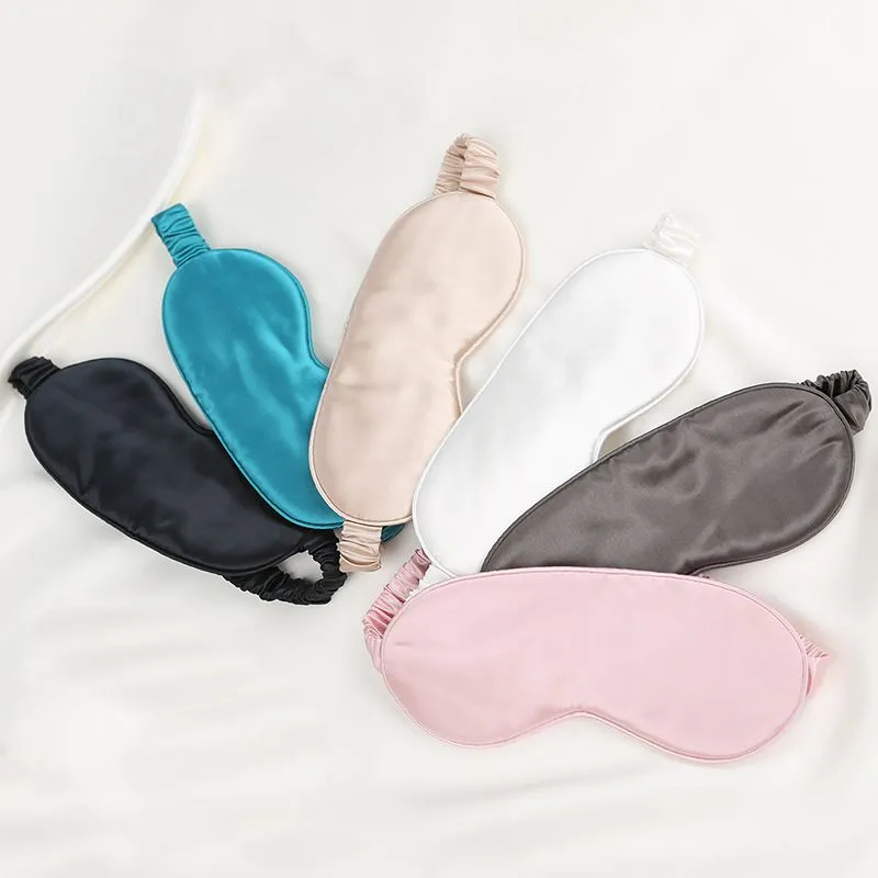 22 Momme Slip Silk Sleep Eye Mask With Elastic Band