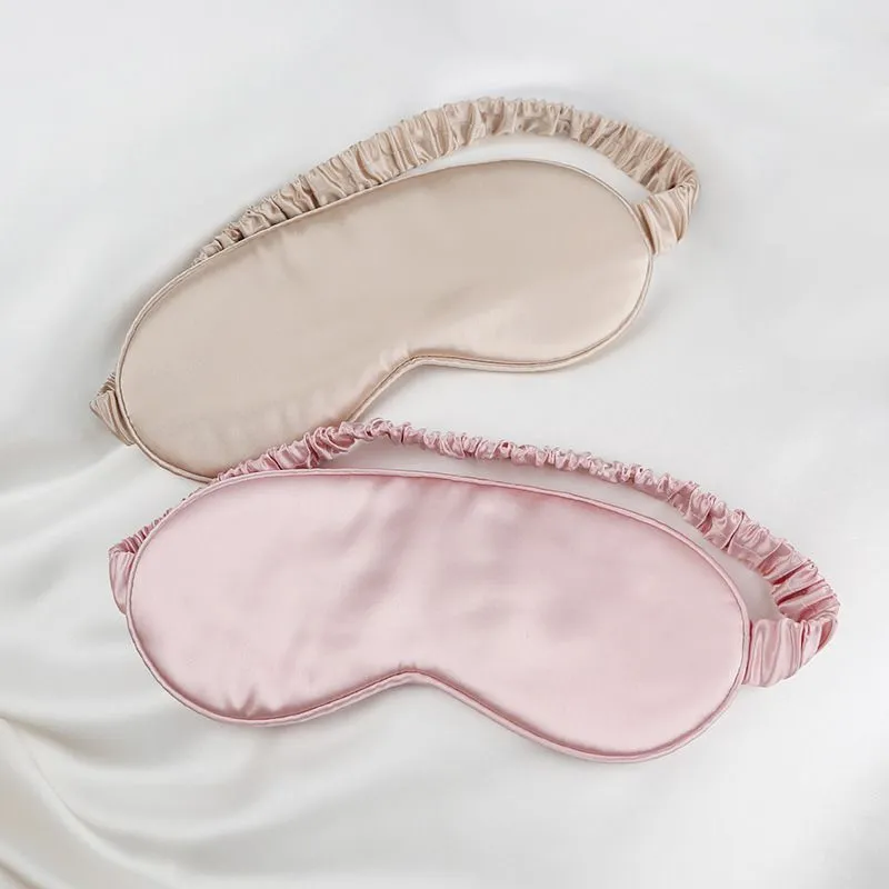 22 Momme Slip Silk Sleep Eye Mask With Elastic Band