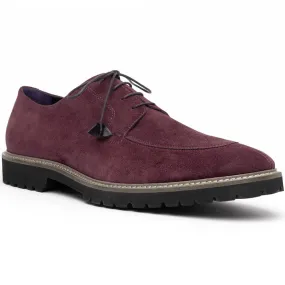 26-220-BDX CAMPO Sueded Goatskin Lace Up, Bordeaux