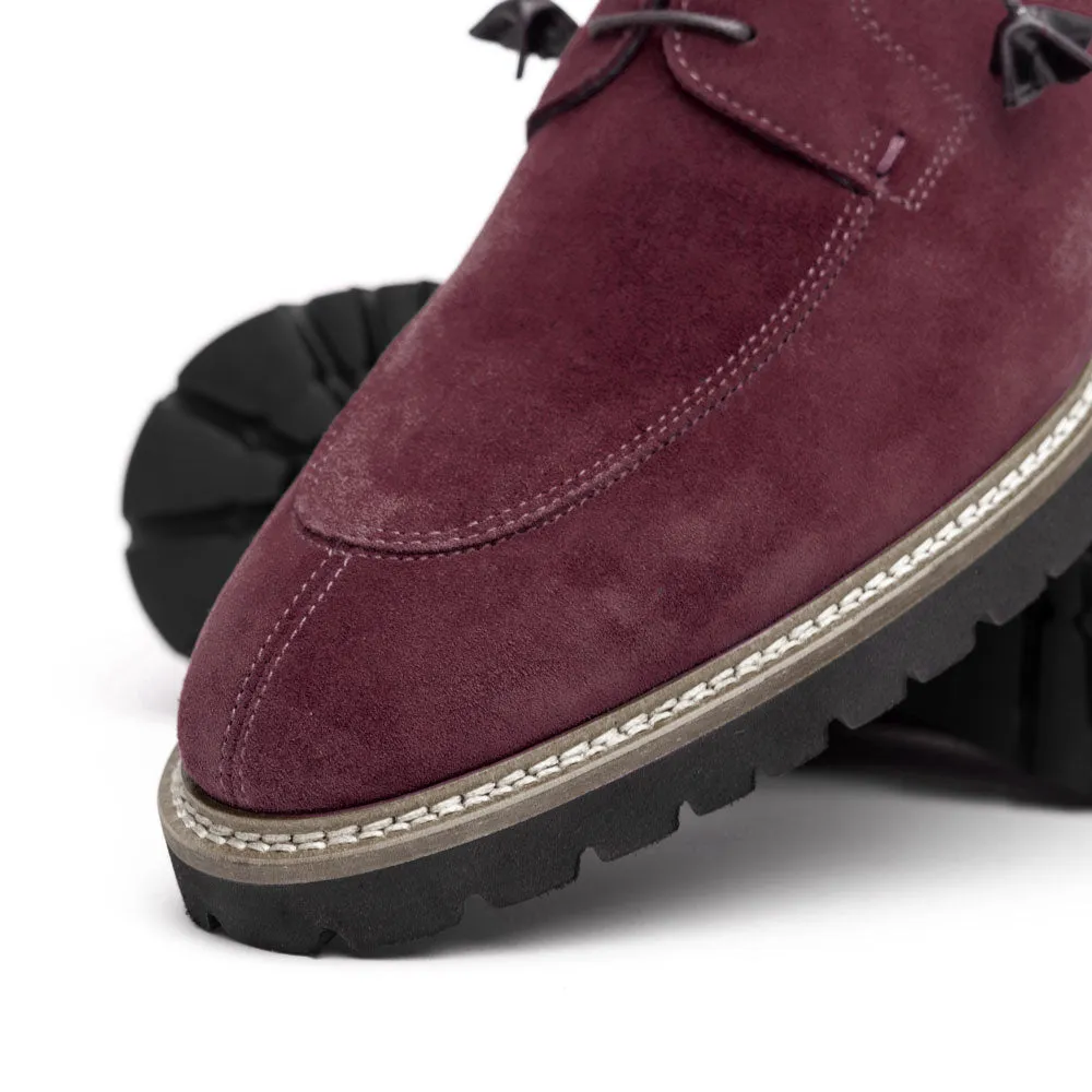 26-220-BDX CAMPO Sueded Goatskin Lace Up, Bordeaux