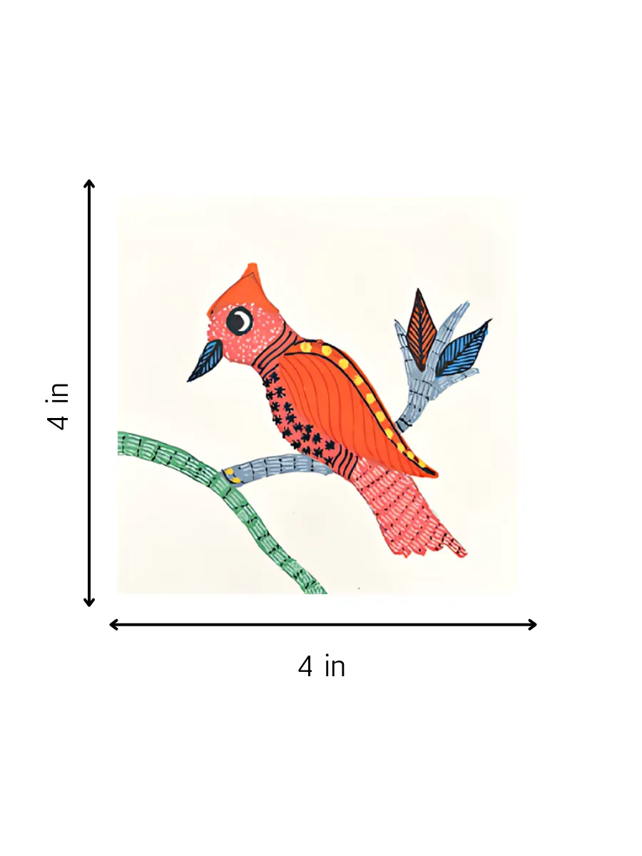 A Bird In Gond by Kailash Pradhan