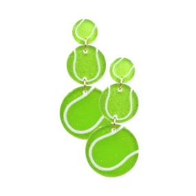 Acetate Tennis Link Earrings