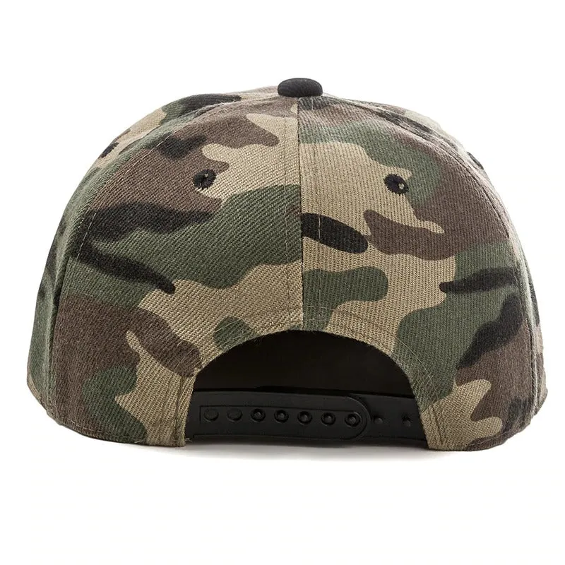 Acrylic Plain Snapback Hip Hop Baseball Flat Cap