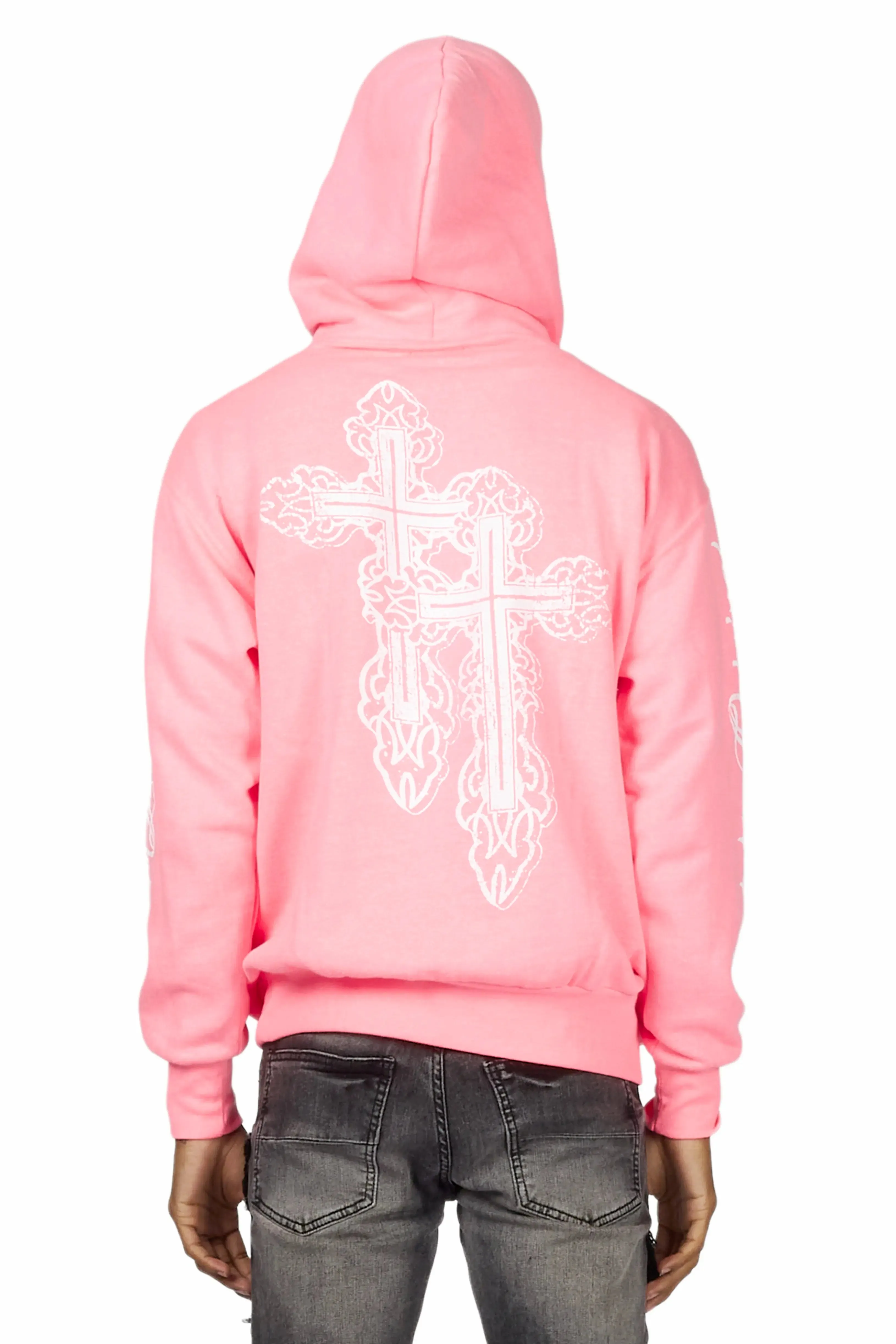 Adal Pink Graphic Hoodie