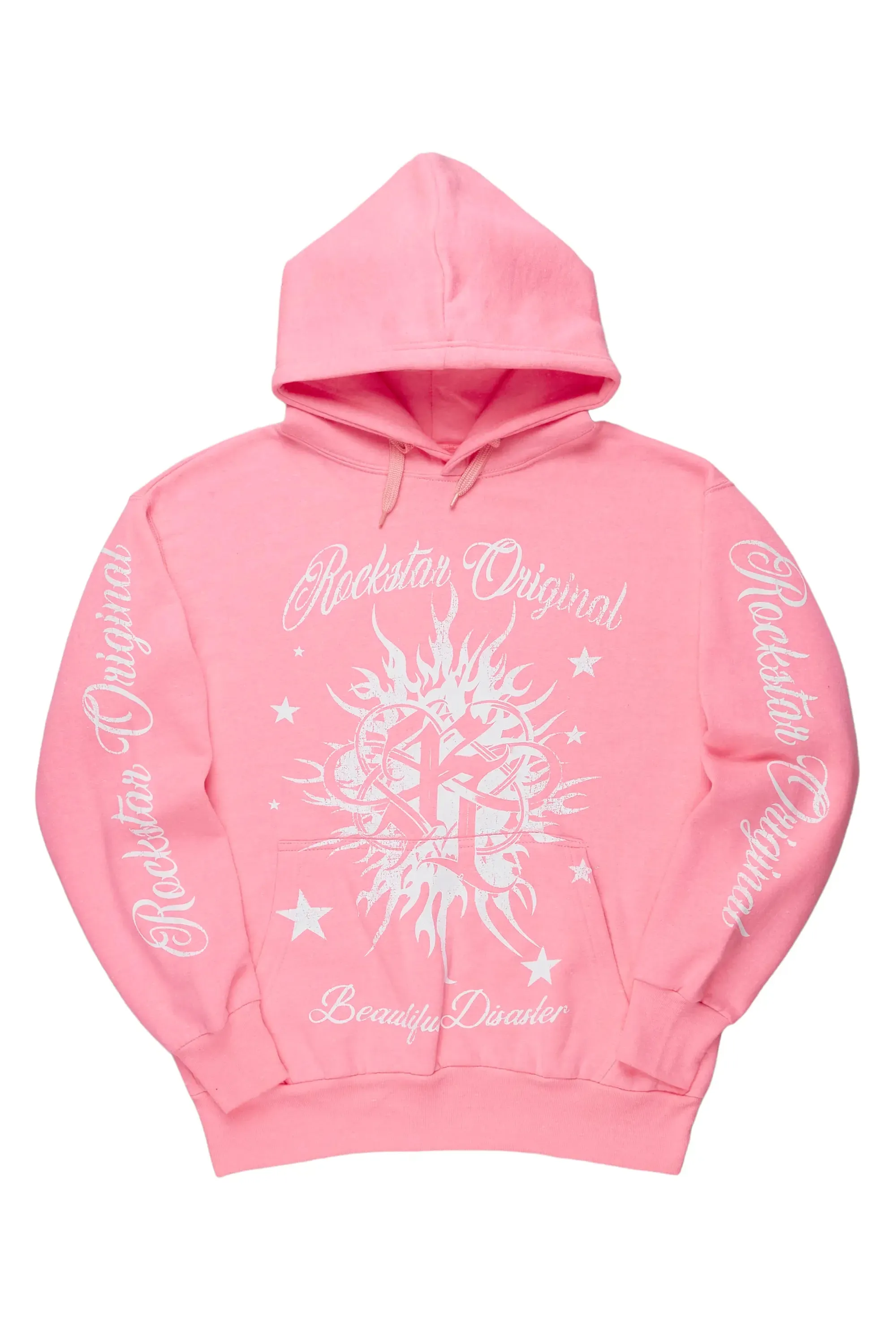 Adal Pink Graphic Hoodie