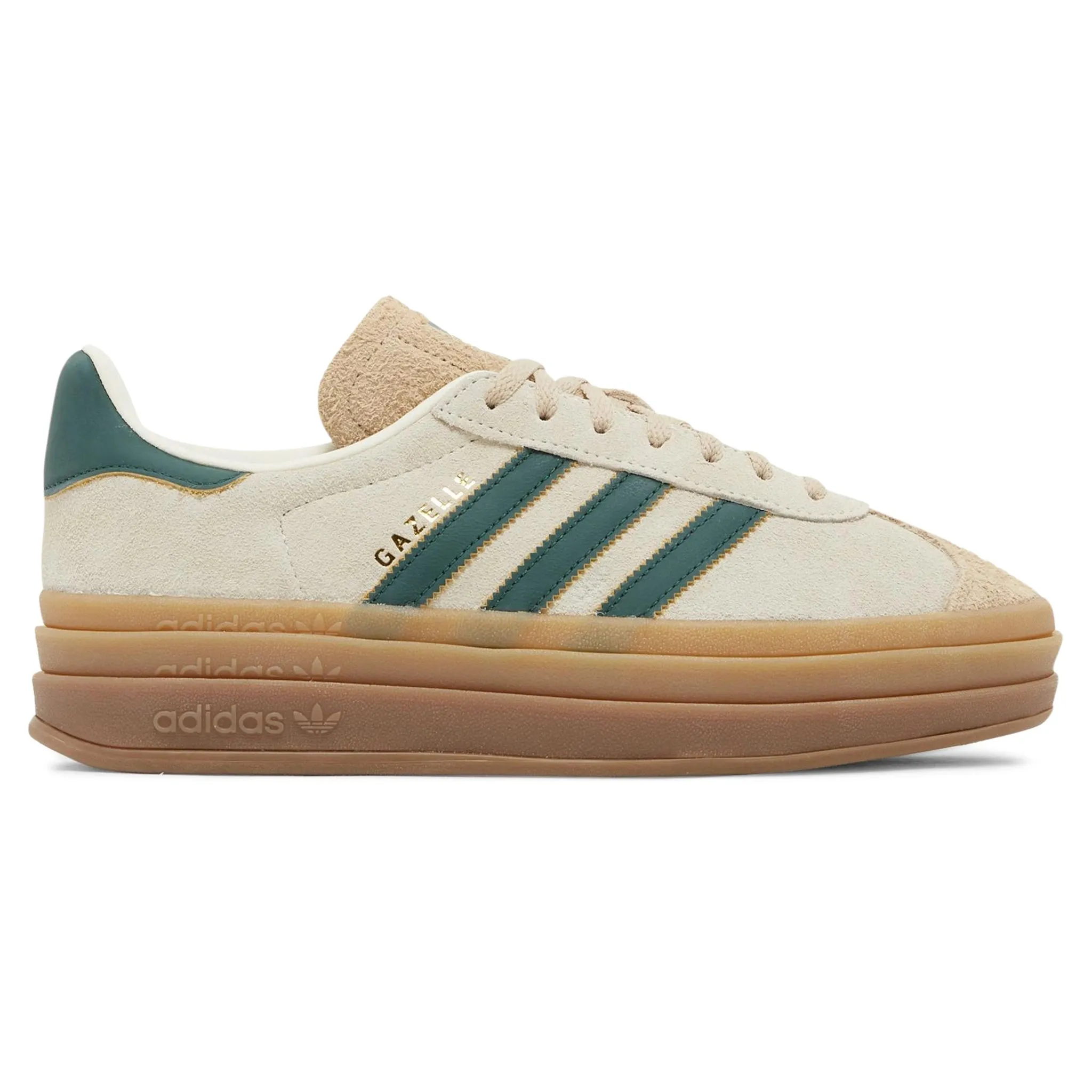 Adidas Gazelle Bold Cream Collegiate Green (W)