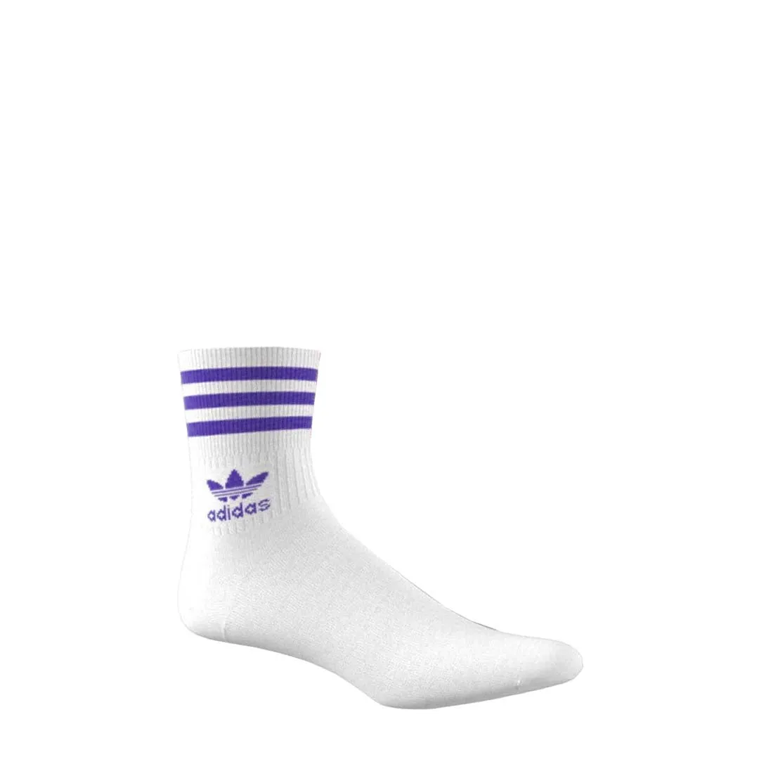 adidas - Kids' (Junior) Summer Mid Cut 3 Pack Crew Socks (HC9551)