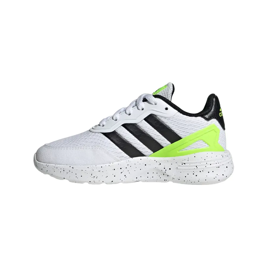 Adidas running shoe for girls IG2886 white-black-green 