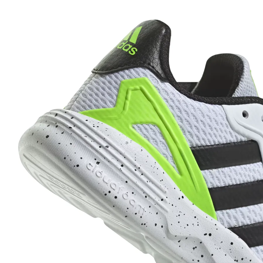 Adidas running shoe for girls IG2886 white-black-green 