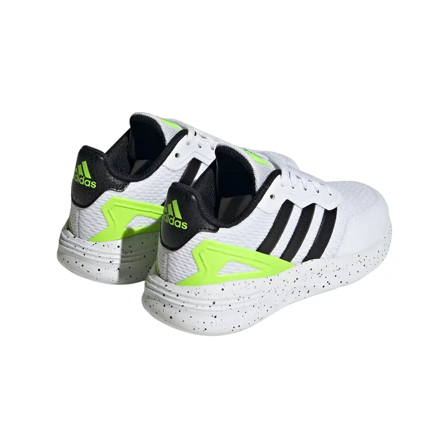 Adidas running shoe for girls IG2886 white-black-green 