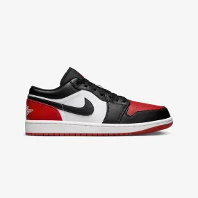 AIR JORDAN 1 LOW 'WHITE/BLACK-VARSITY RED-WHITE'