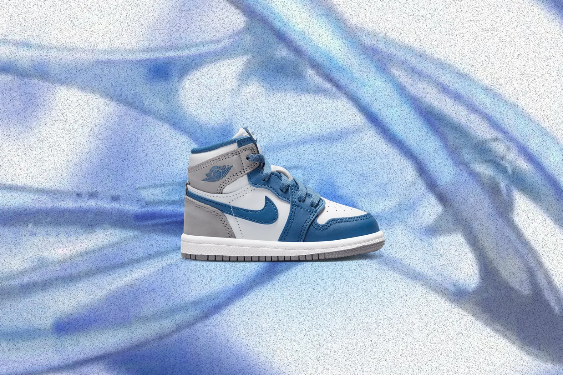 Air Jordan 1 Retro High OG (TD) - True Blue/White/Cement Grey