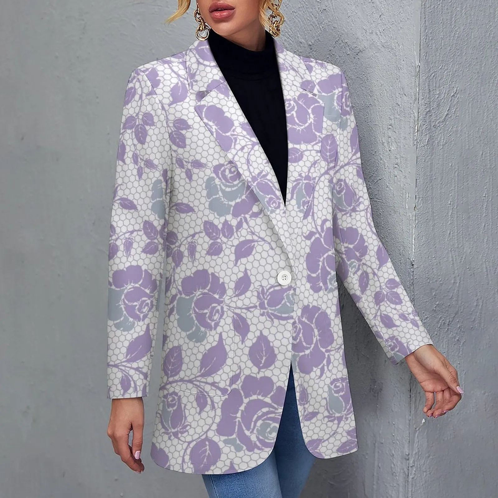 All Over Print Women&#039;s Blazer Women's casual suit