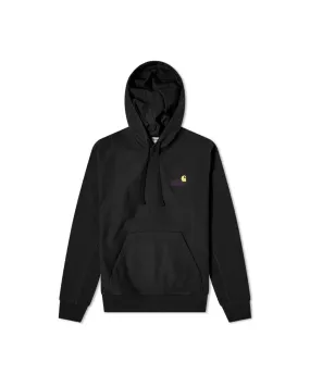 American Script Hooded Sweatshirt - Black