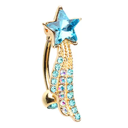 Anastasia's Shooting Star Belly Ring