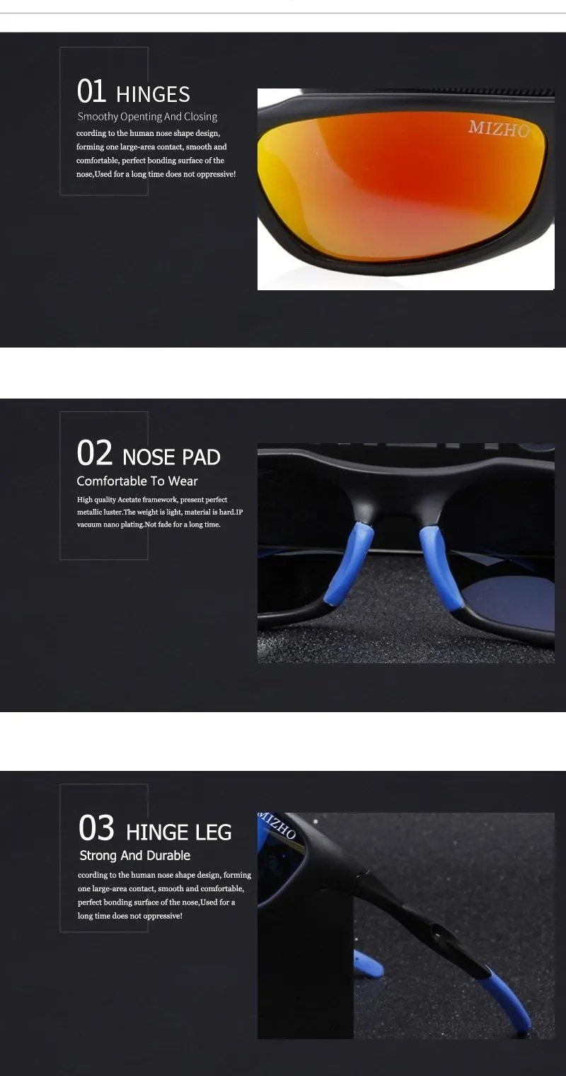 Anti-Reflective HD Visual Polarized Sunglasses for Men & Women