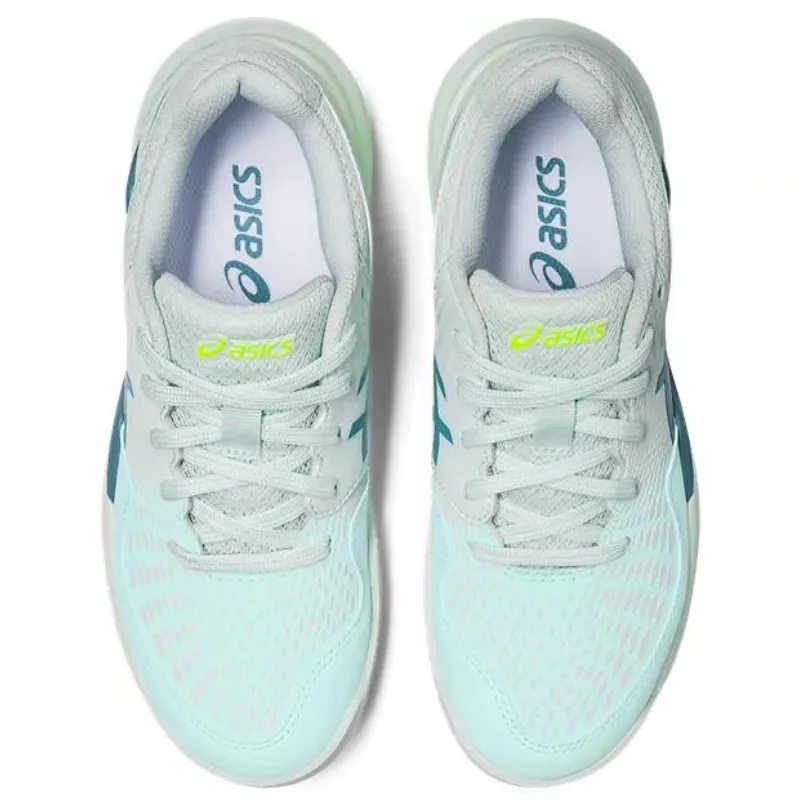 Asics Gel Resolution 9 GS Junior Tennis Shoes - Soothing Sea / Gris Blue