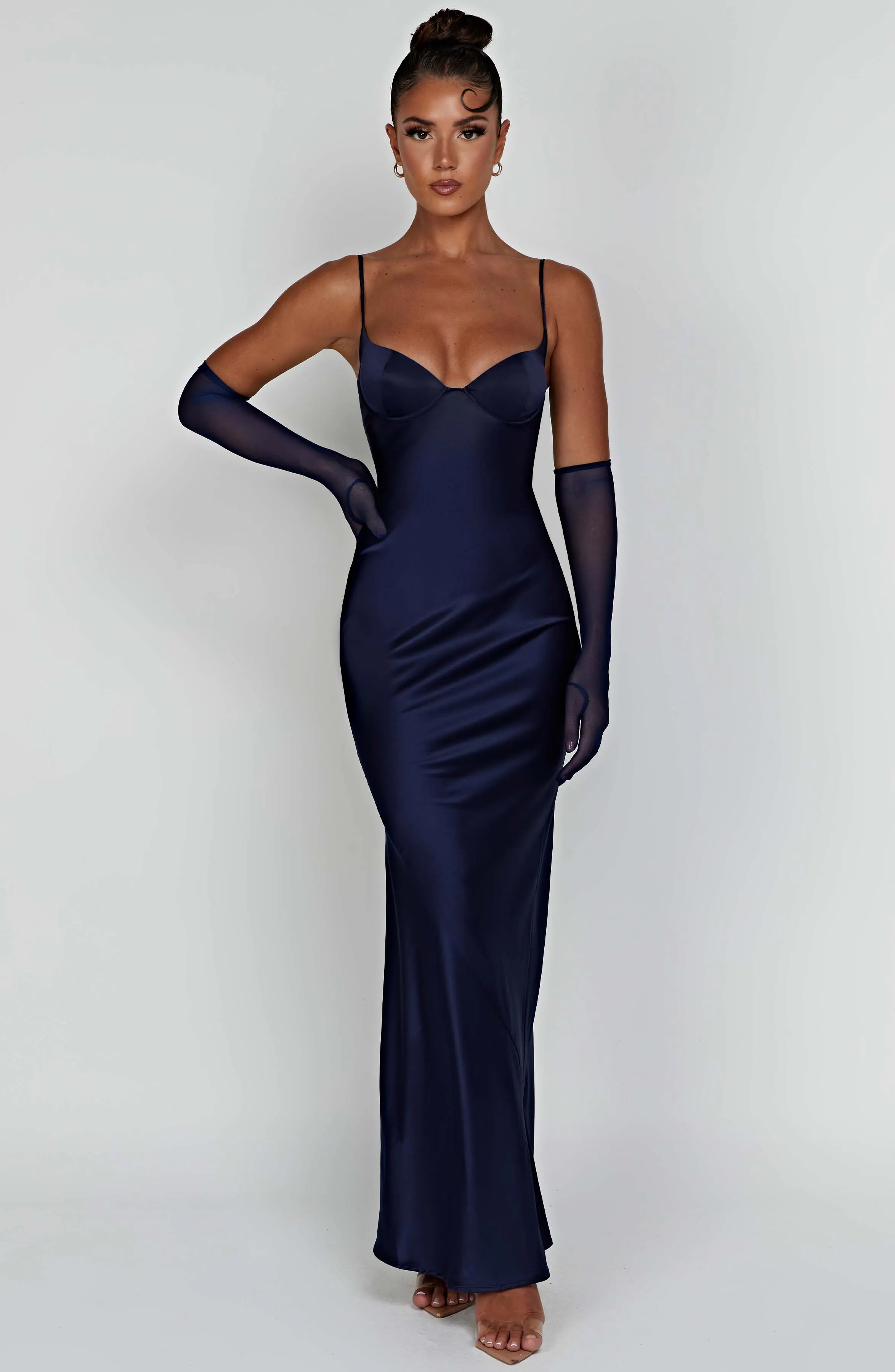 Athena Maxi Dress - Navy