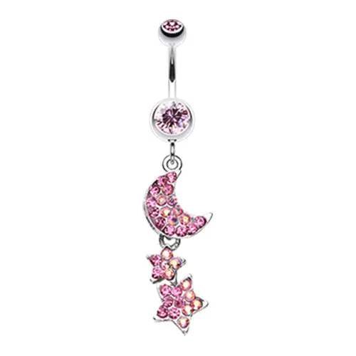 Aurora Night Sky Belly Dangle