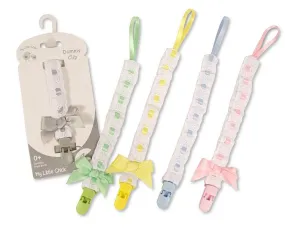 Baby Dummy Clip with Lace Band and Bow (PK6) Gp-25-1124