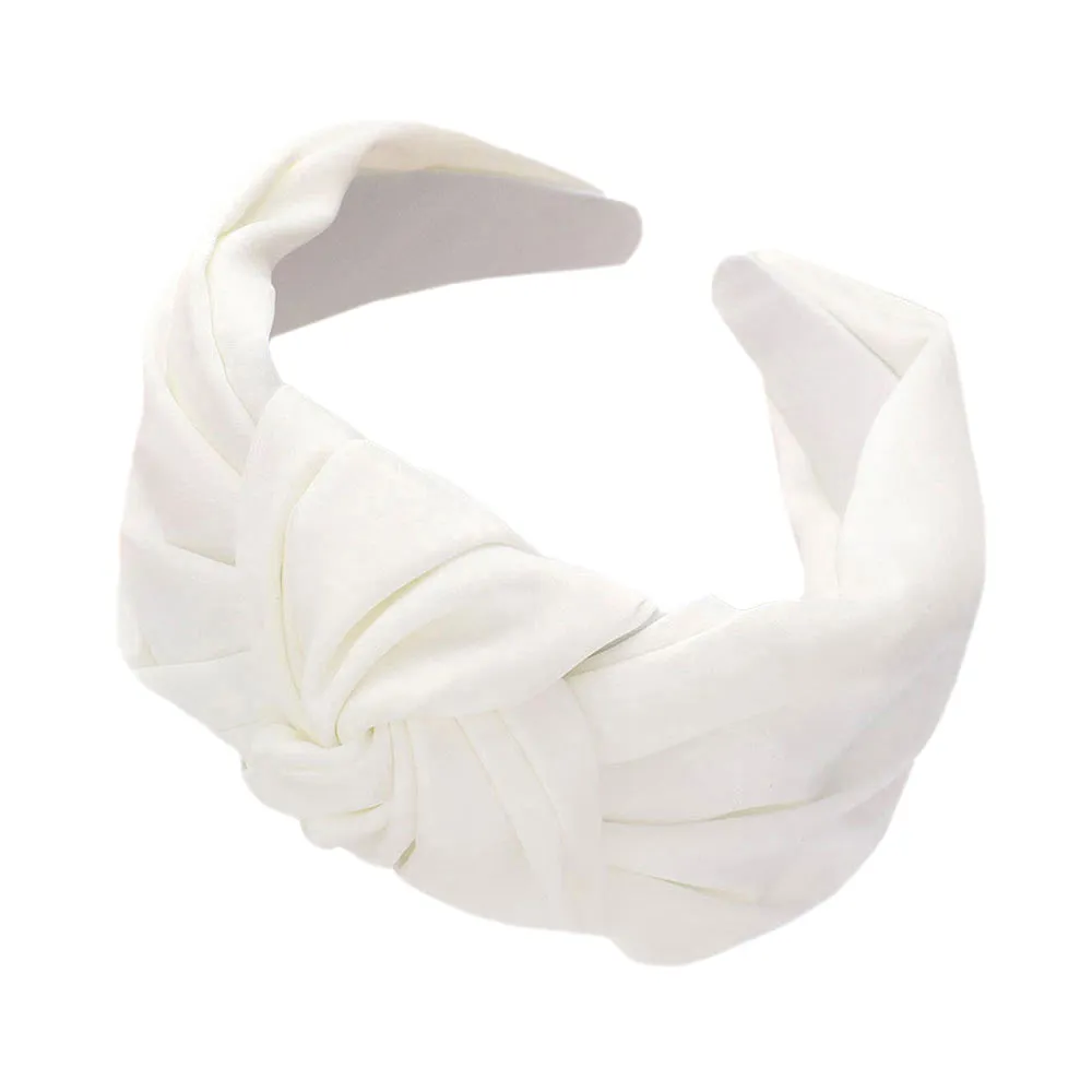 Beautiful Solid Knot Burnout Headband