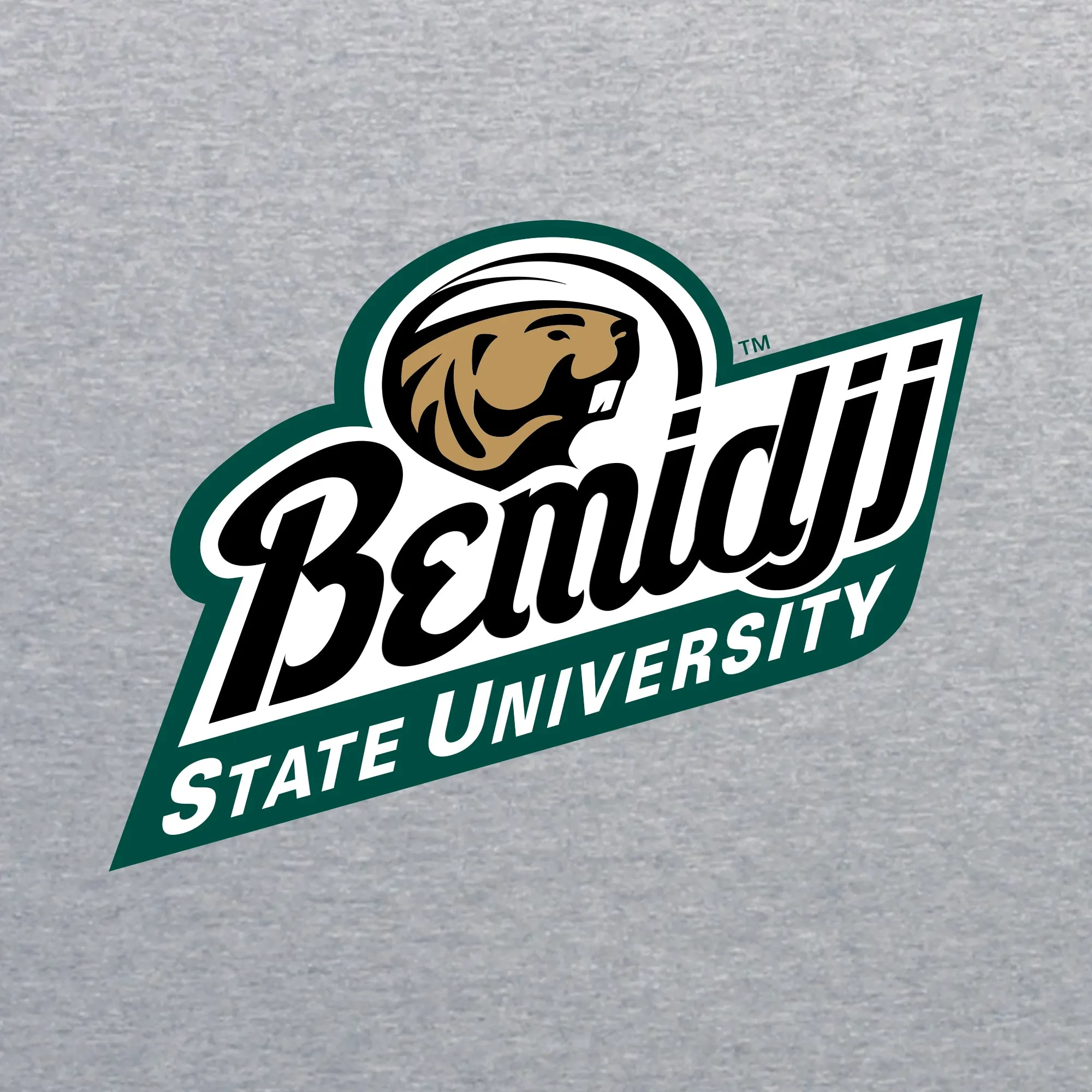 Bemidji State Beavers Primary Logo Hoodie - Sport Grey