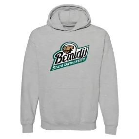 Bemidji State Beavers Primary Logo Hoodie - Sport Grey