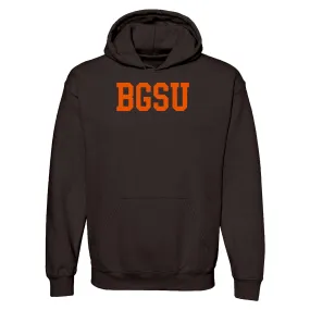 BGSU Basic Block Hoodie - Dark Chocolate