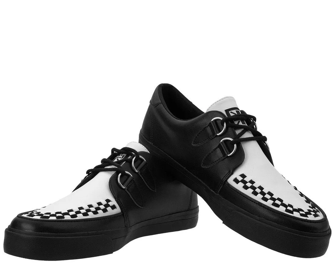 Black & White D-Ring Sneaker