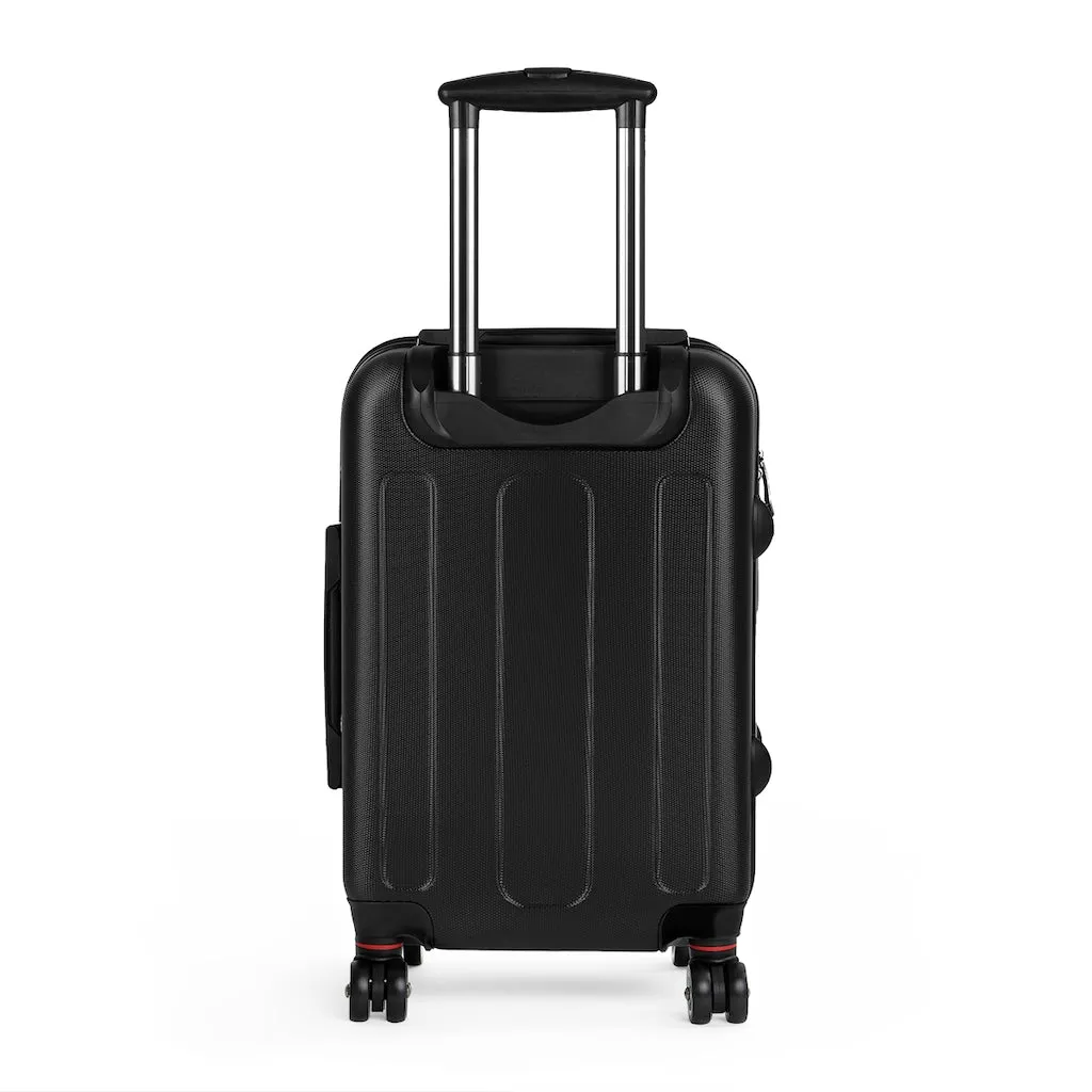 Black Best Cabin Suitcase, Carry On Luggage With 2 Inner Pockets & Built in TSA-approved Lock With 360° Swivel