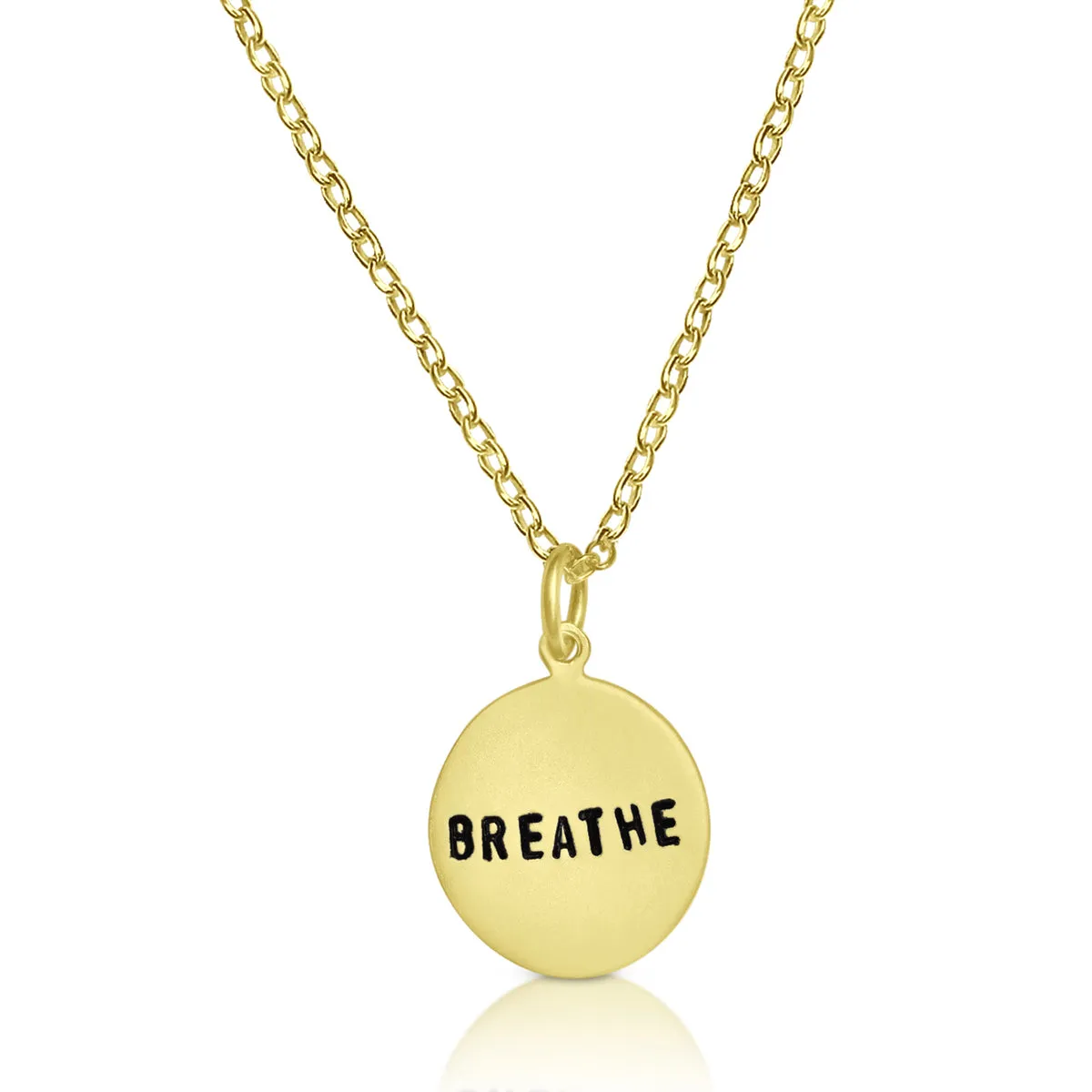 BREATHE Gold Filled Necklace (small)