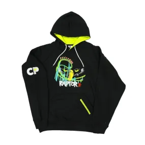 Cedar Point Raptor Hooded Zipper Pocket Sweatshirt