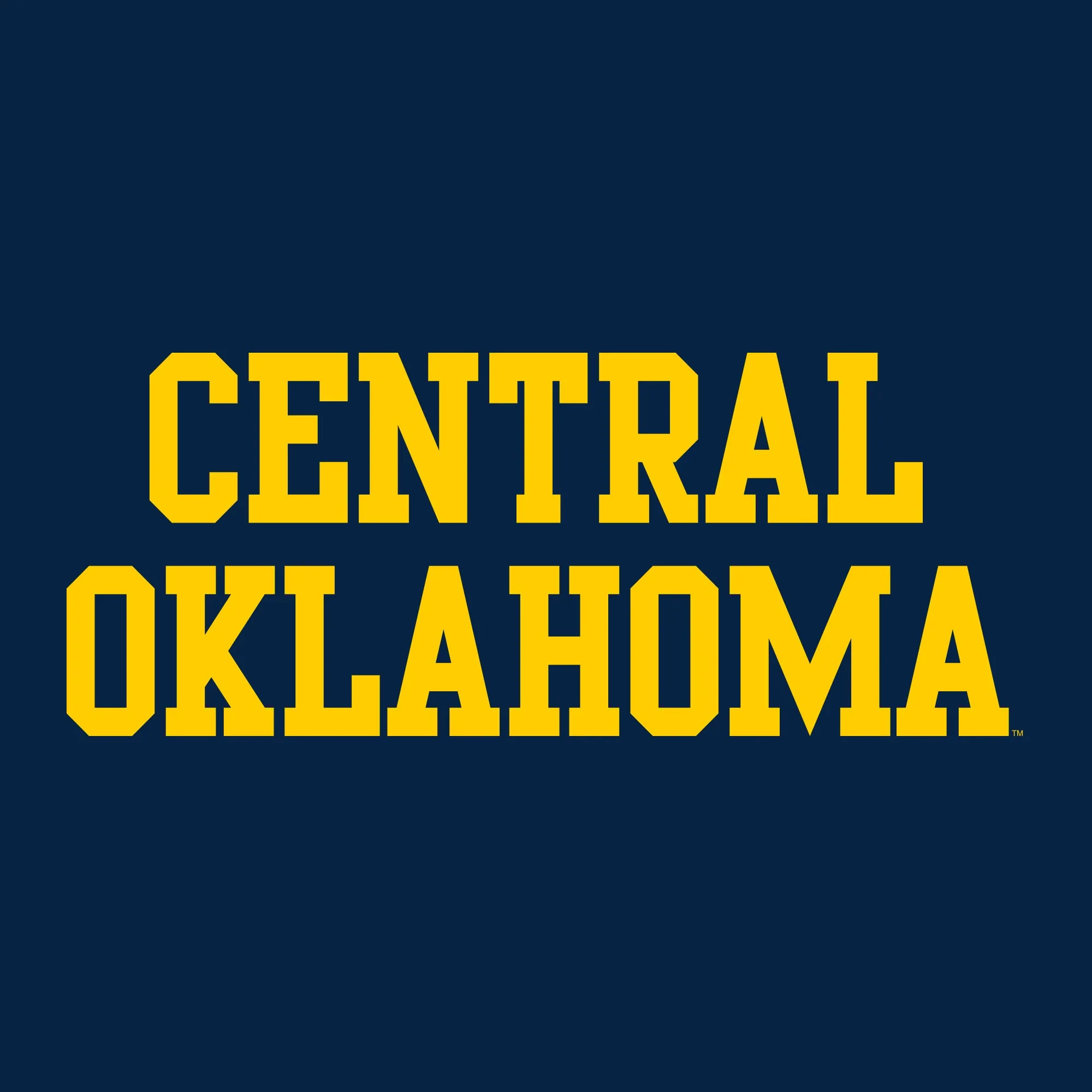 Central Oklahoma University Bronchos Basic Block Heavy Blend Hoodie - Navy