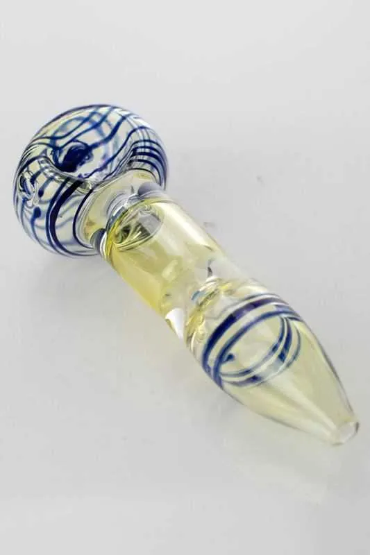 Changing colors glass hand pipe