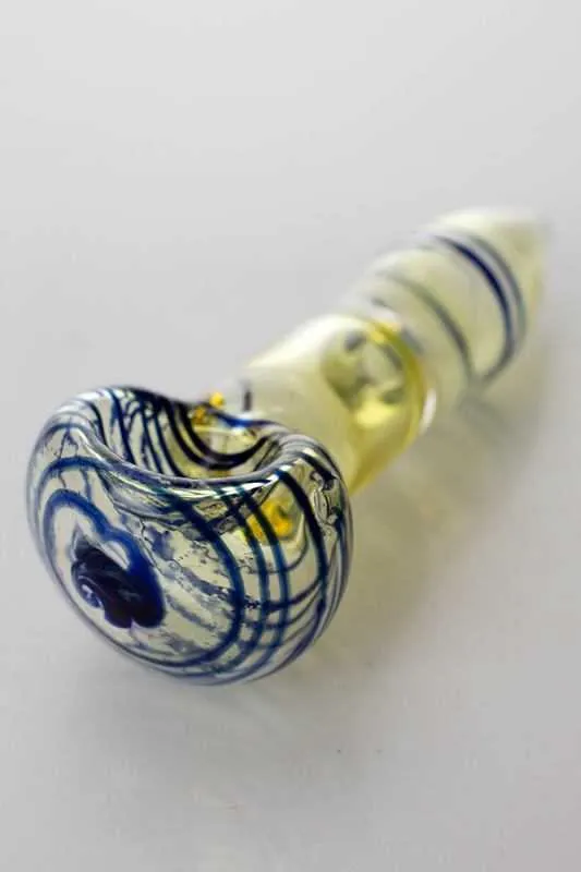 Changing colors glass hand pipe