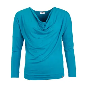 Chills and Fever Mimi Turquoise Long Sleeved Top