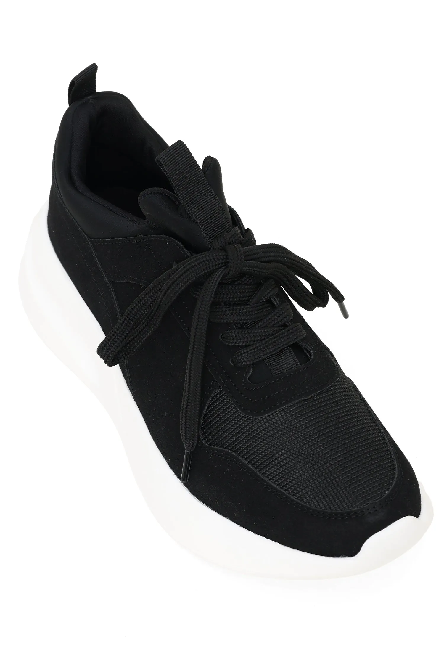 CHUNKY STRIDE KICKS-BLACK