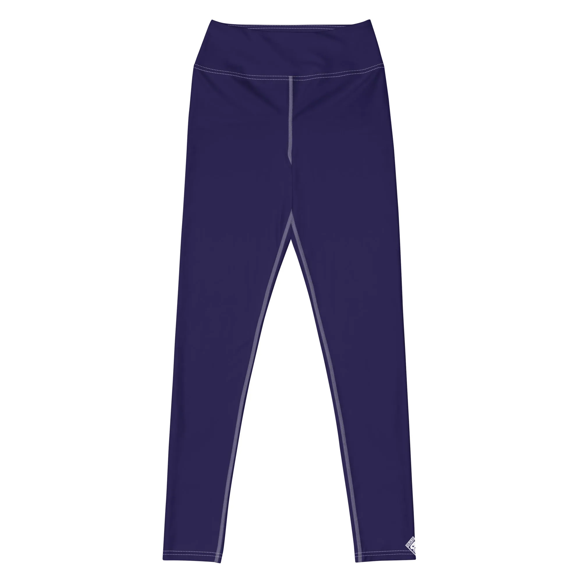 Classic Active Wear: Solid Color Leggings for Women - Midnight Blue