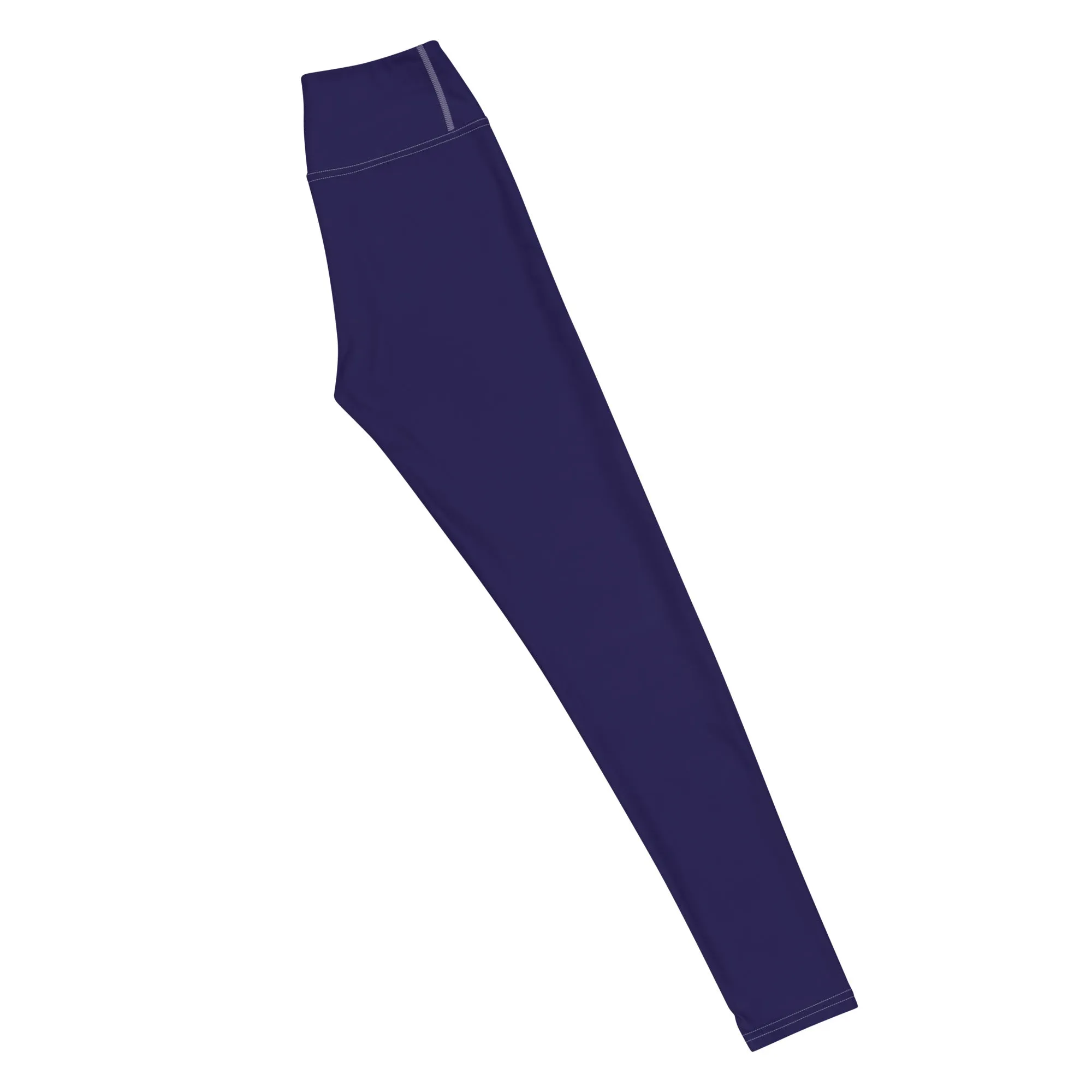 Classic Active Wear: Solid Color Leggings for Women - Midnight Blue