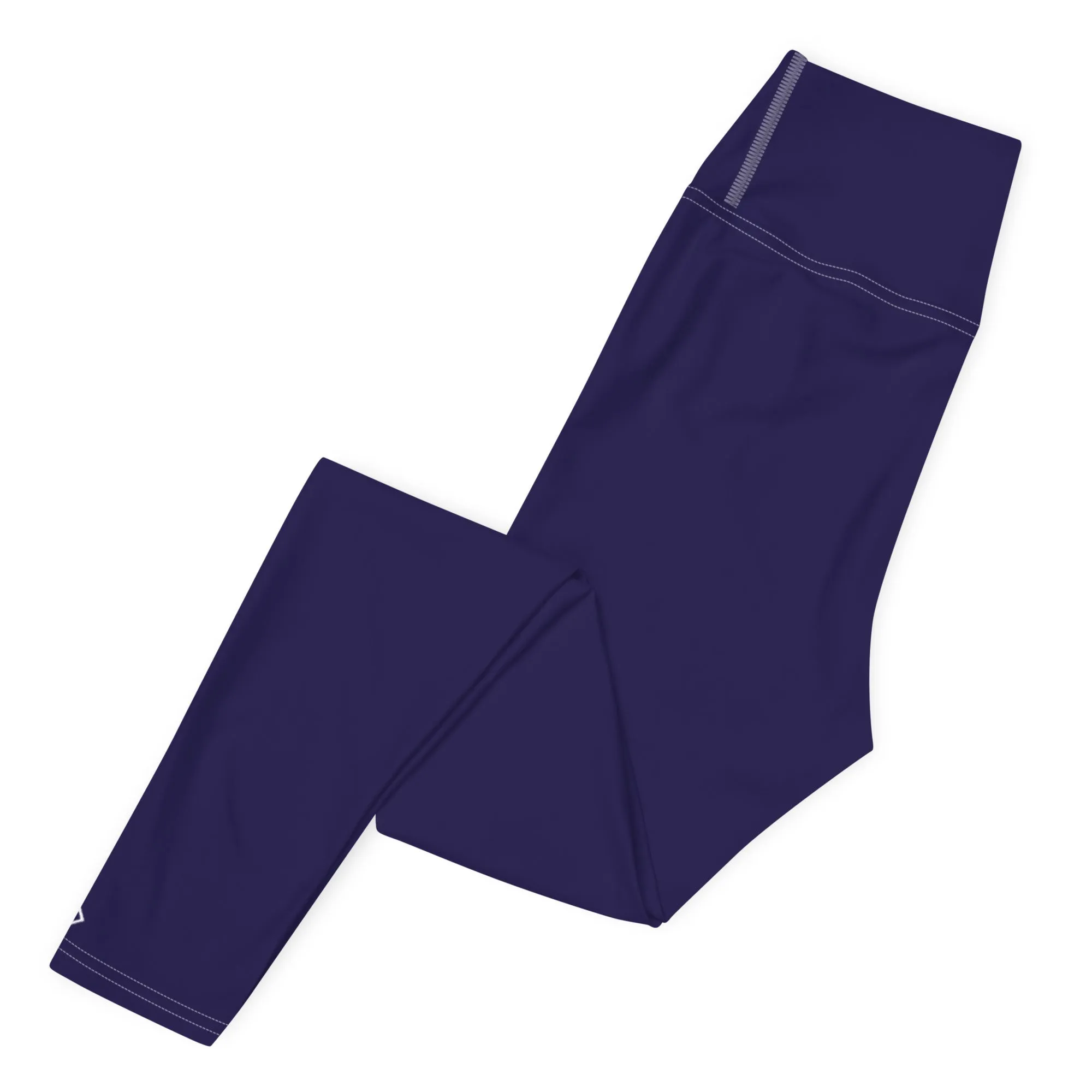 Classic Active Wear: Solid Color Leggings for Women - Midnight Blue