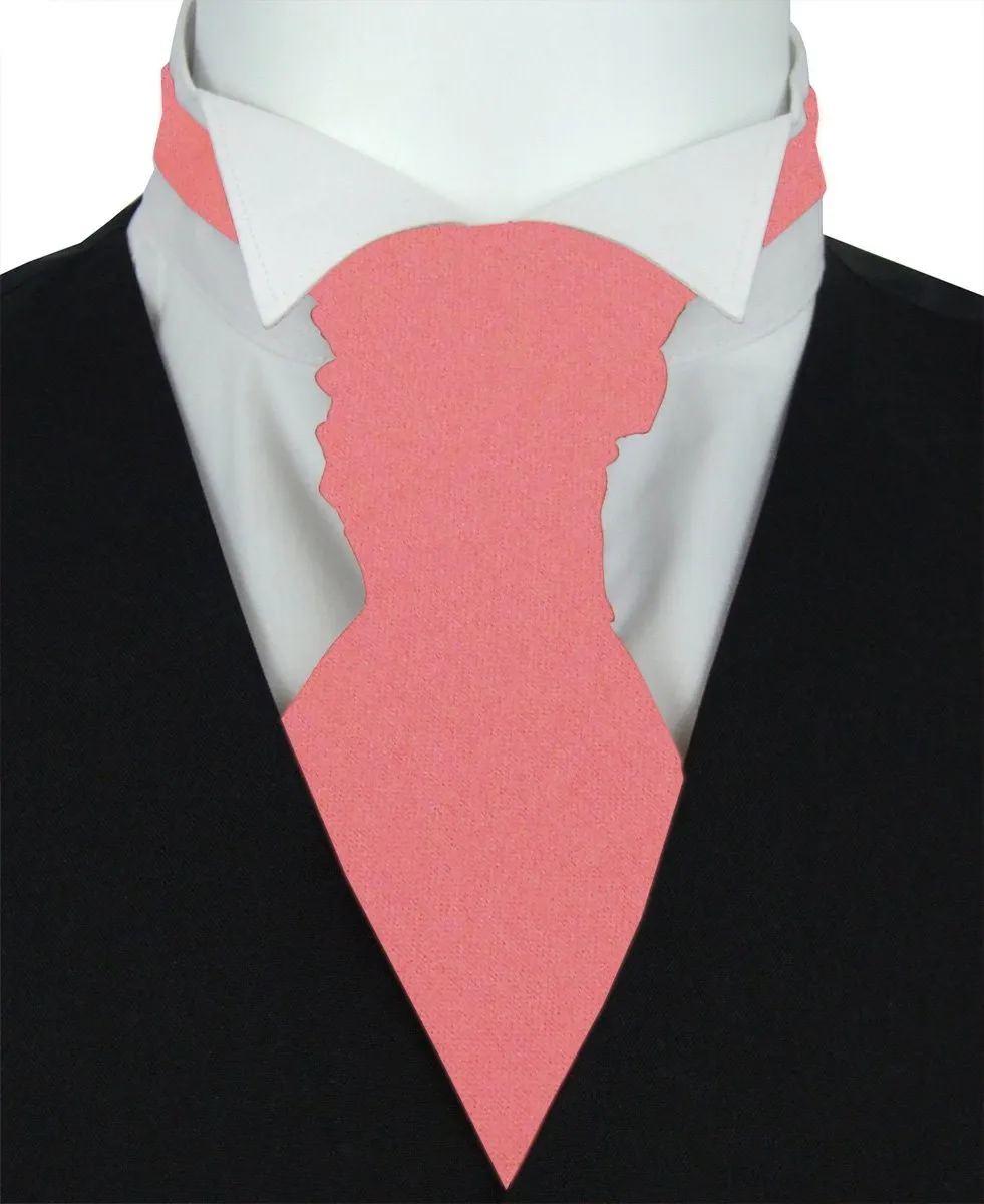 Coral Boys Wedding Cravat