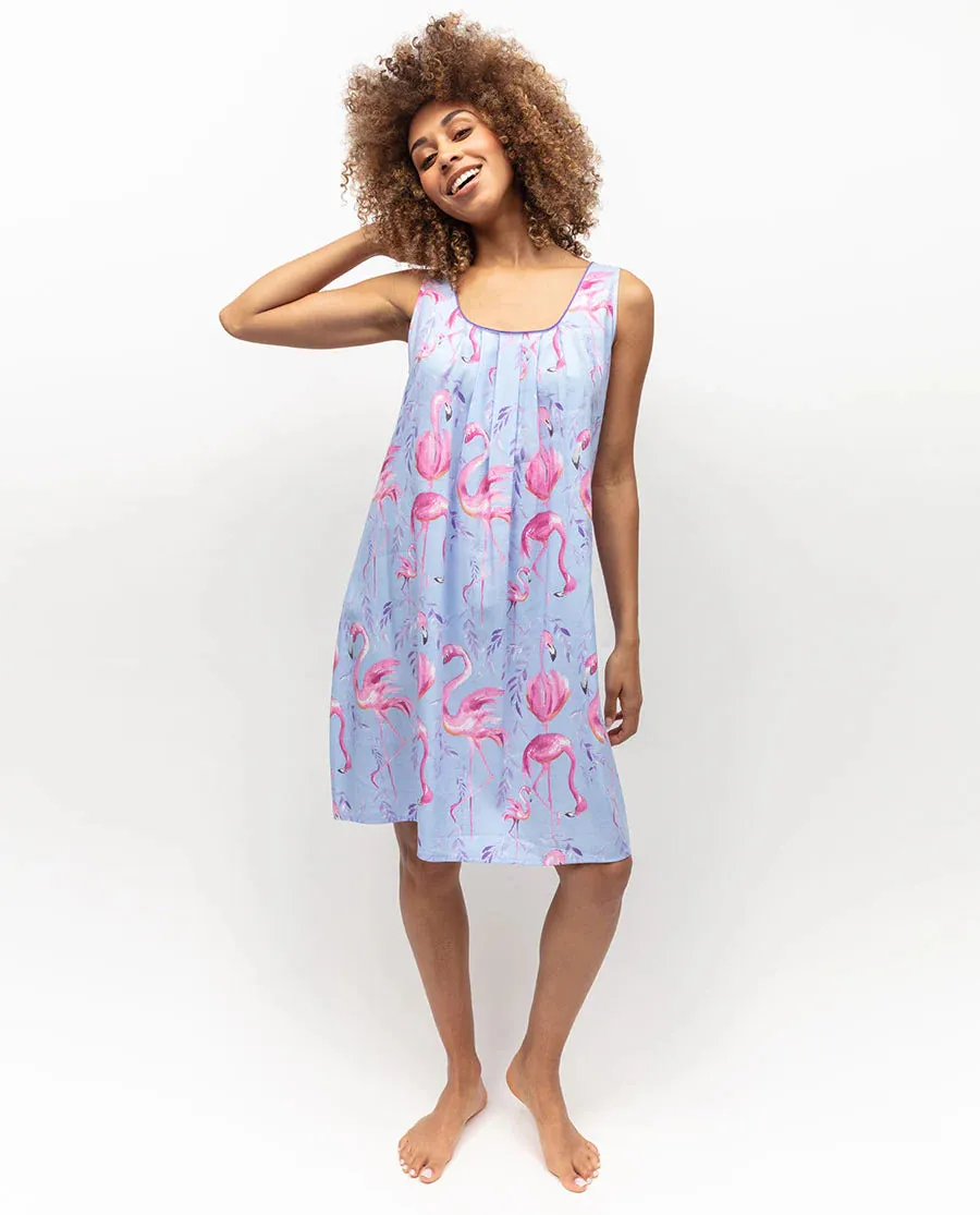 Cyberjammies Nightie- Zoey- Flamingo Print