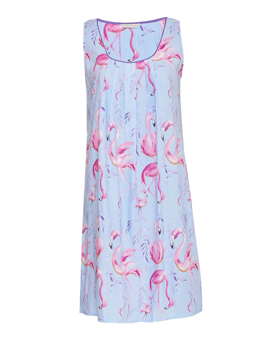 Cyberjammies Nightie- Zoey- Flamingo Print