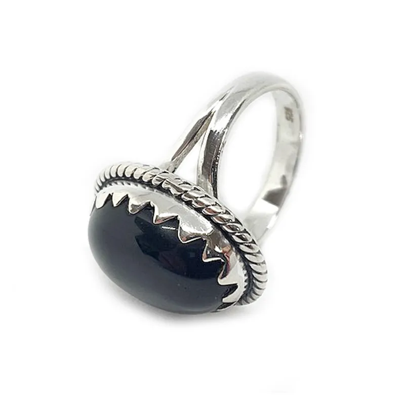 Daria Black Onyx Bohemian Ring