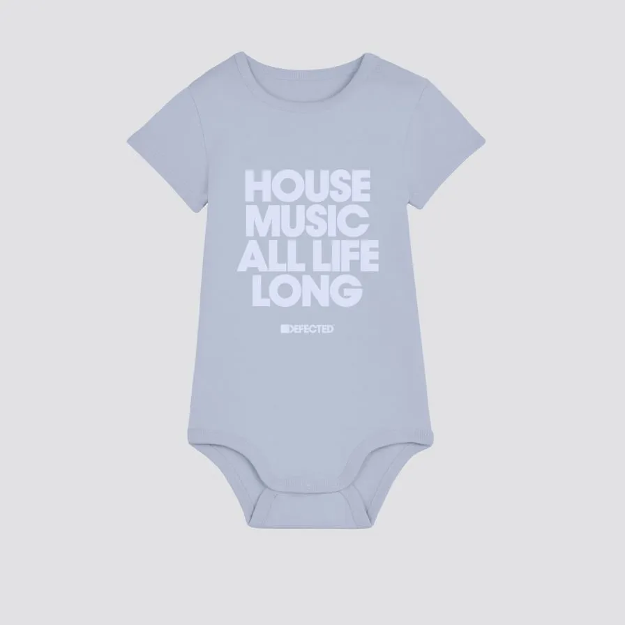 Defected House Music All Life Long Babygrow