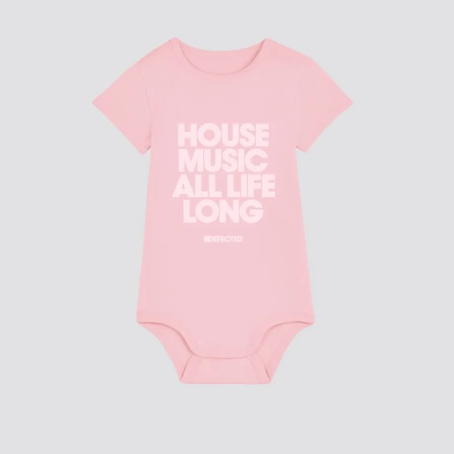 Defected House Music All Life Long Babygrow