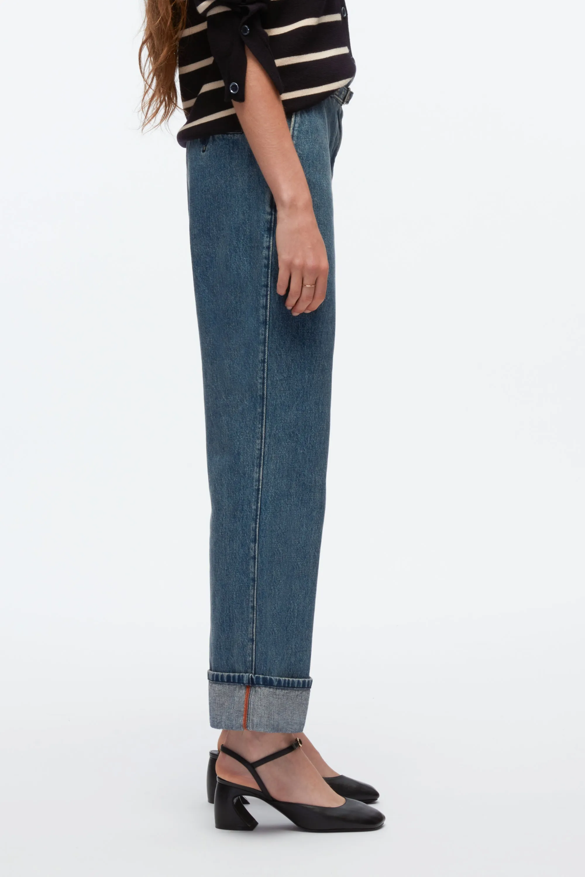 Denim Kick Flare Pant